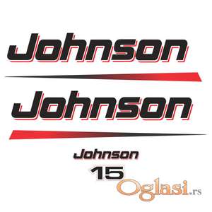 Johnson 15 nalepnice za vanbrodski motor